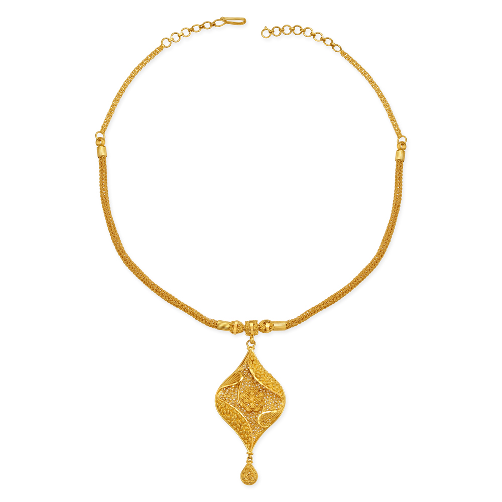 Hypnotic Textured Necklace