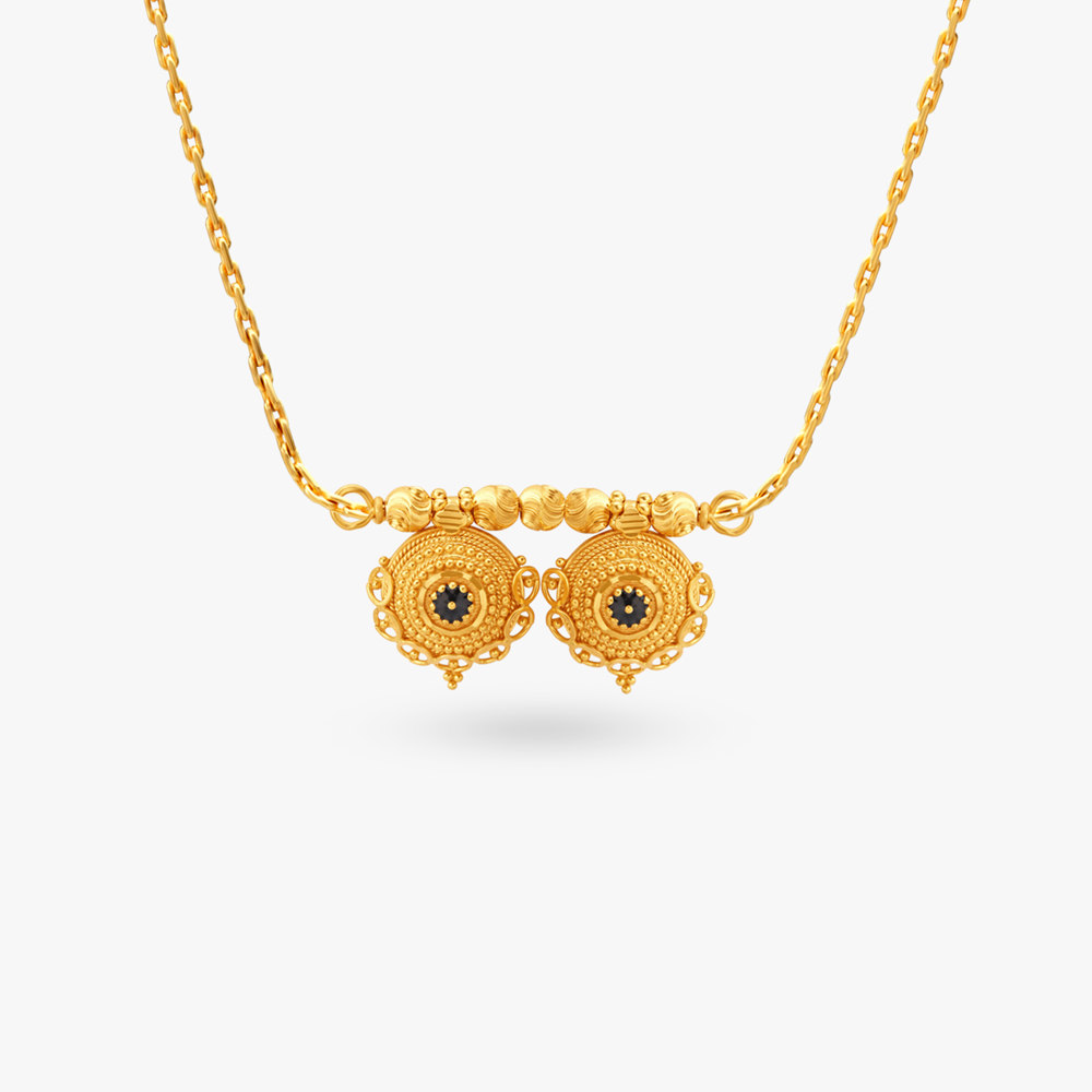Bead Gold Vati Pendant