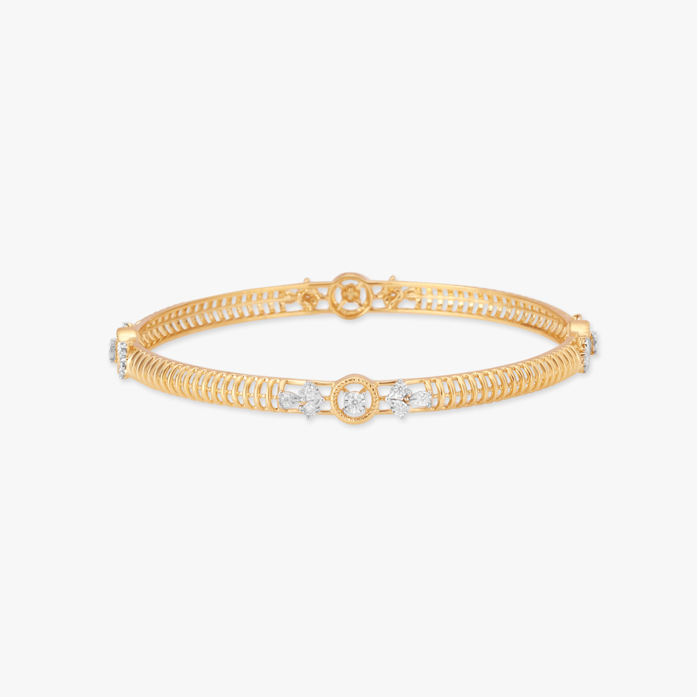 Embellished Diamond Bangle