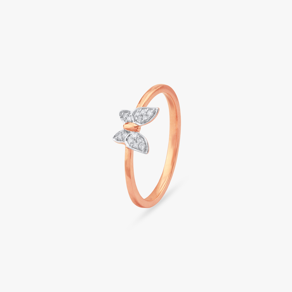 Butterfly Blush Diamond Ring