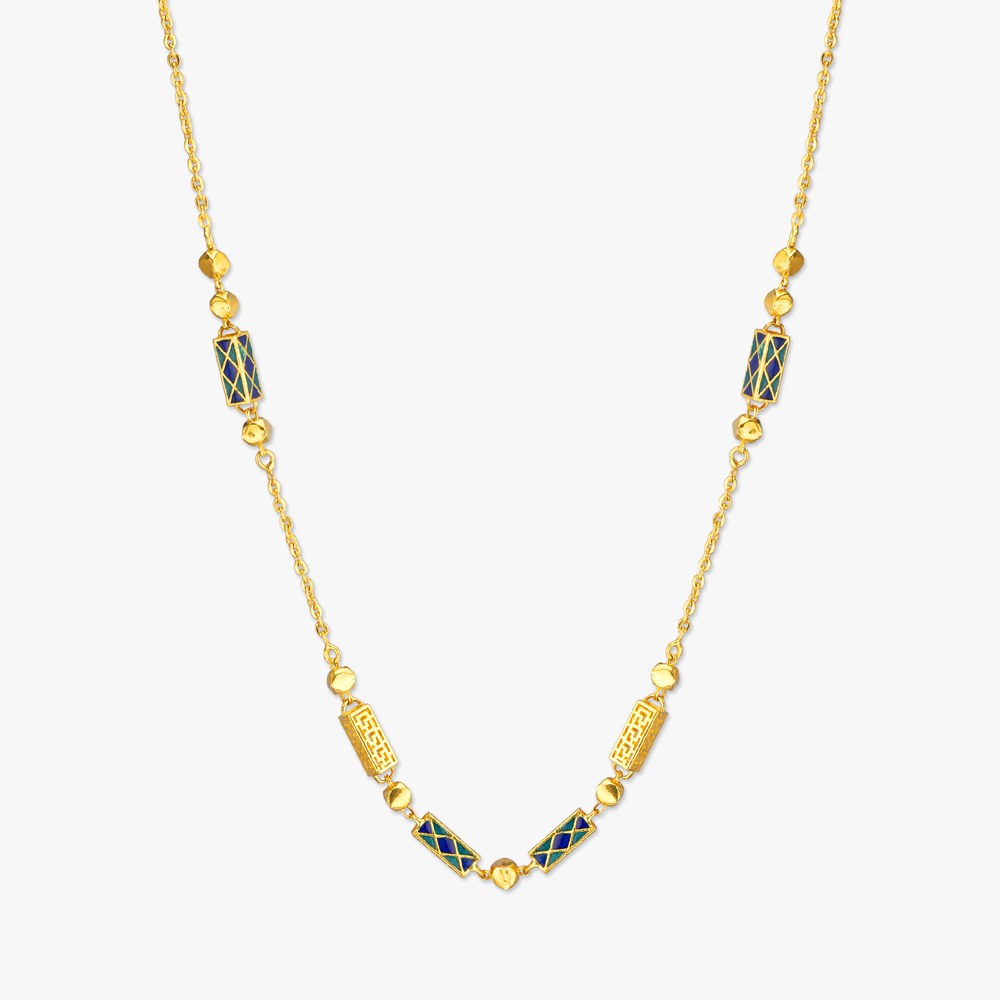 Enamel Symphony Gold Chain