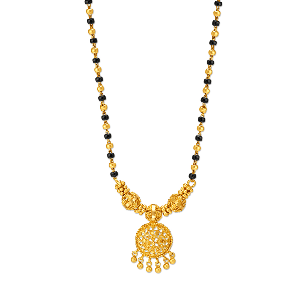 

Alluring Dazzling Gold Mangalsutra