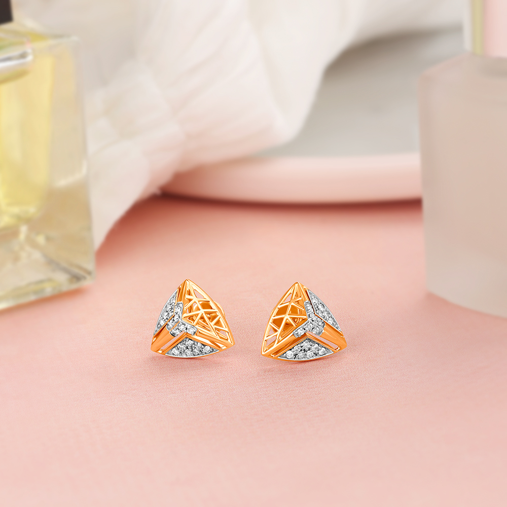 Slender Stud Earrings