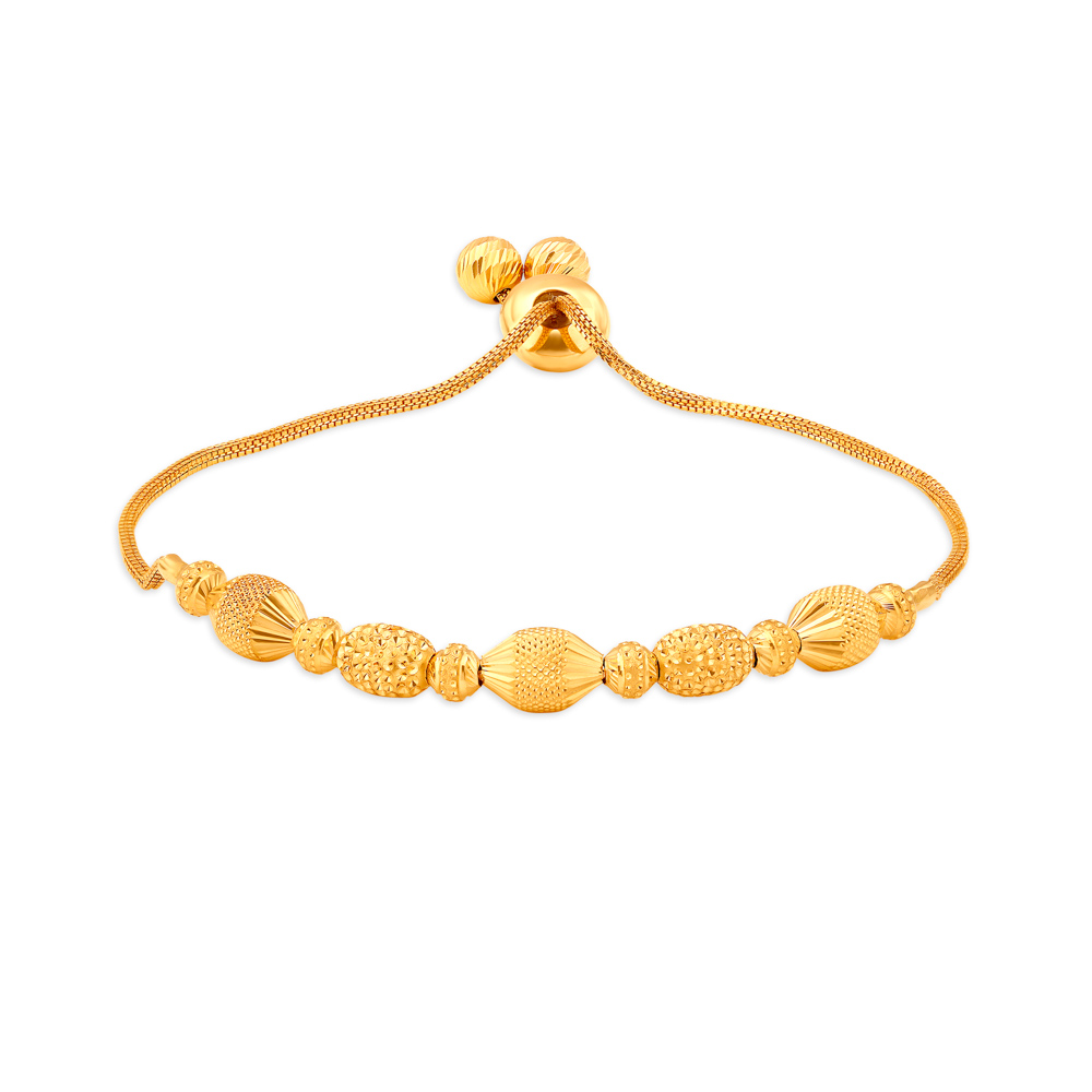 Opulent Traditional Gold Bracelet