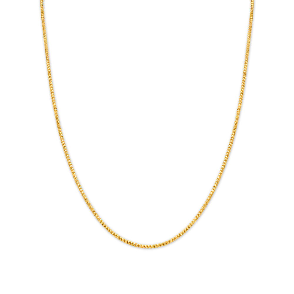 Beautiful Yellow Gold Spiral Chain