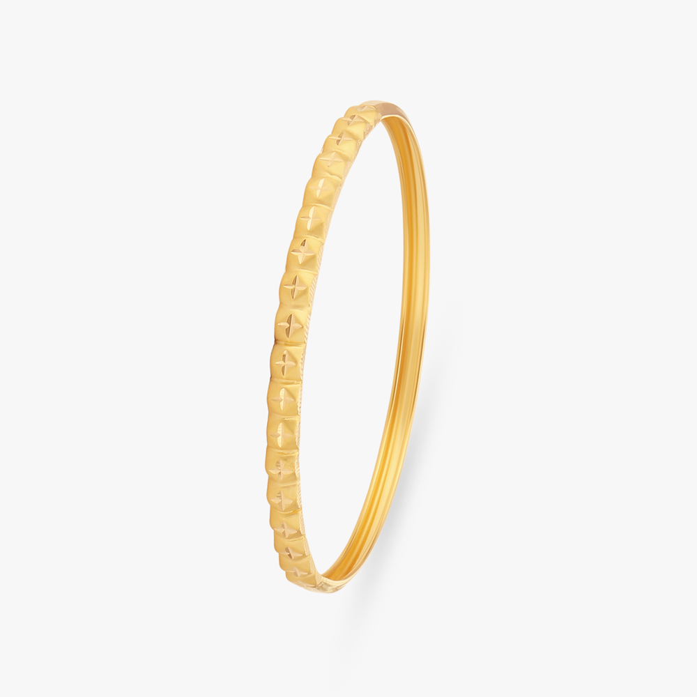 

Gilded Groove Bangle
