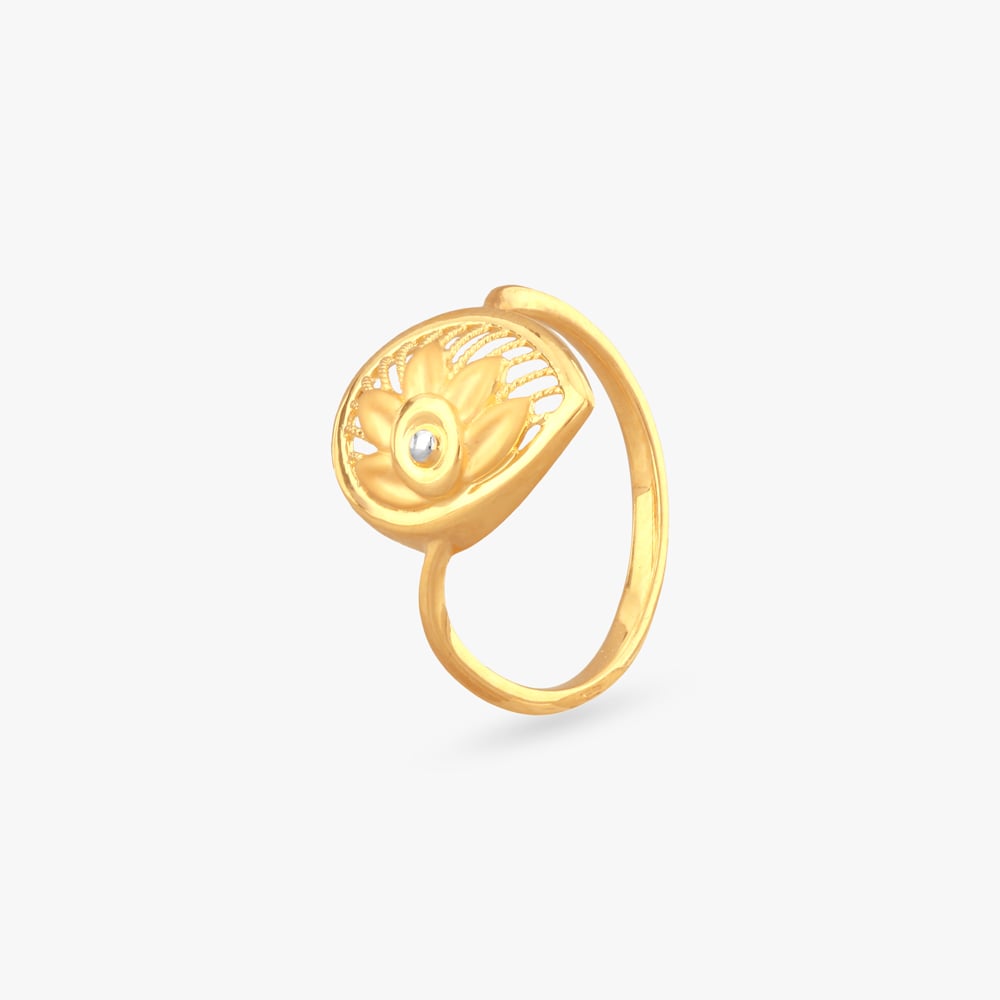 Morning Dew Gold Ring