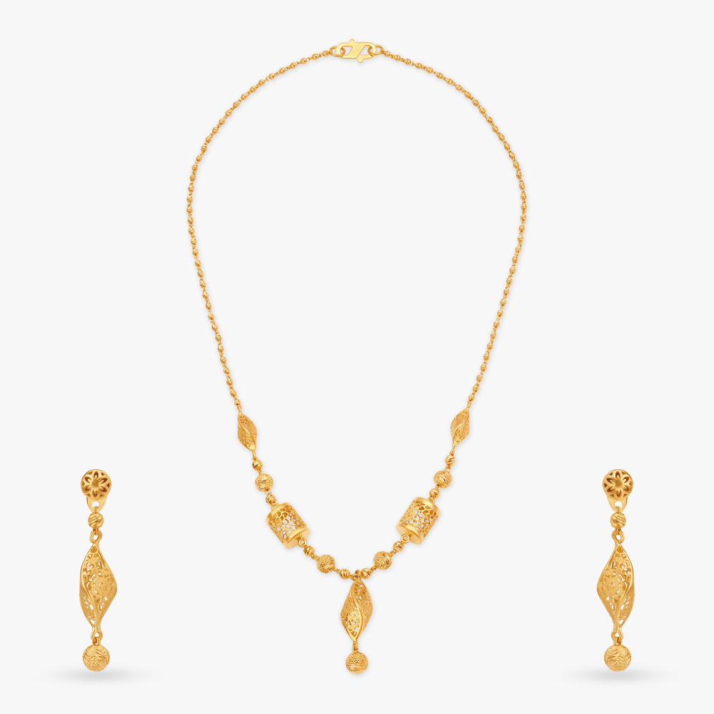 Ritzy Splendor Necklace Set