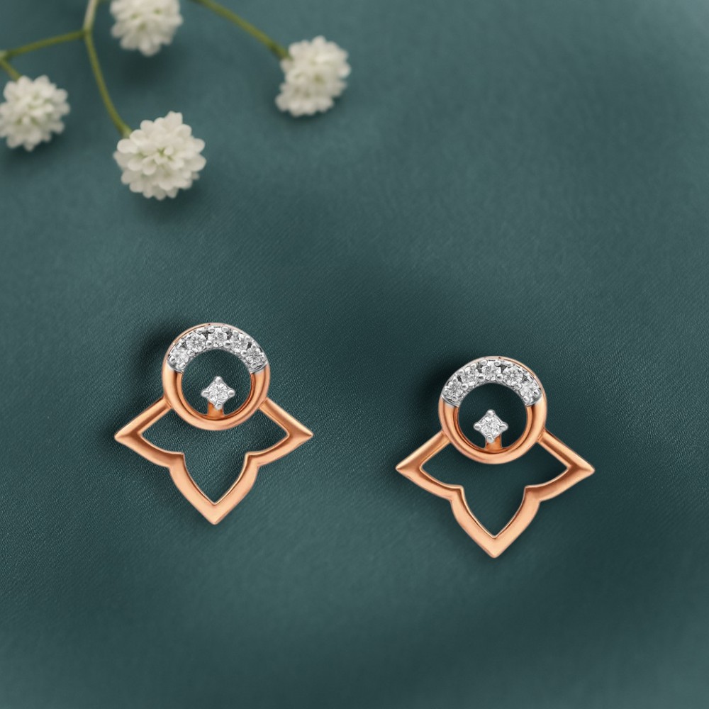 Floral Affair Diamond Stud Earrings