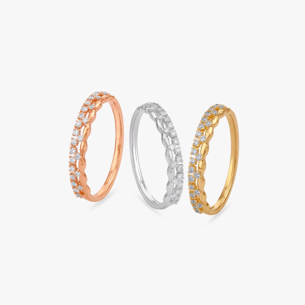 Glam Stack Diamond Ring
