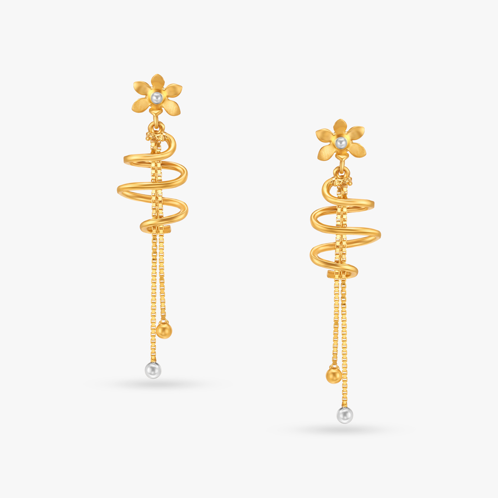 Majestic Radiance Drop Earrings