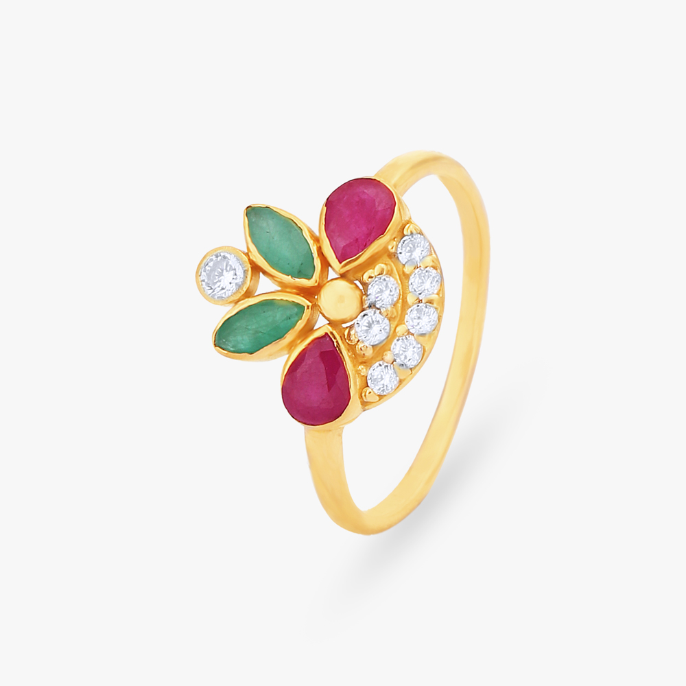 Mystic Gold Finger Ring