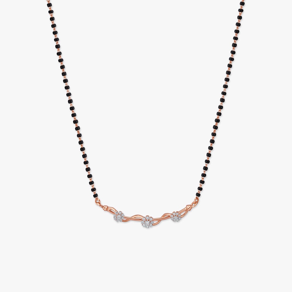 Twilight Bloom Diamond Mangalsutra