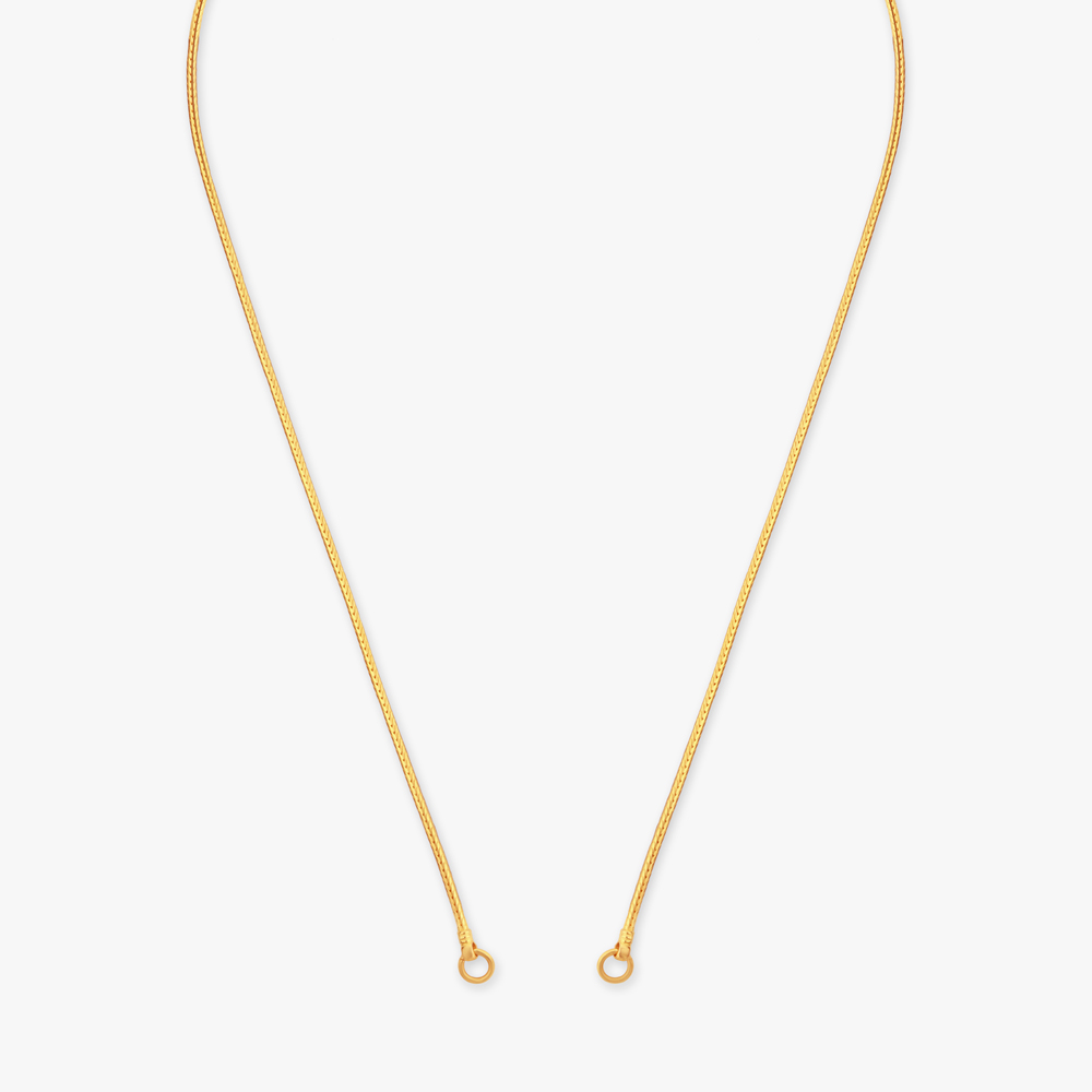 Power Edge Gold Chain for Men
