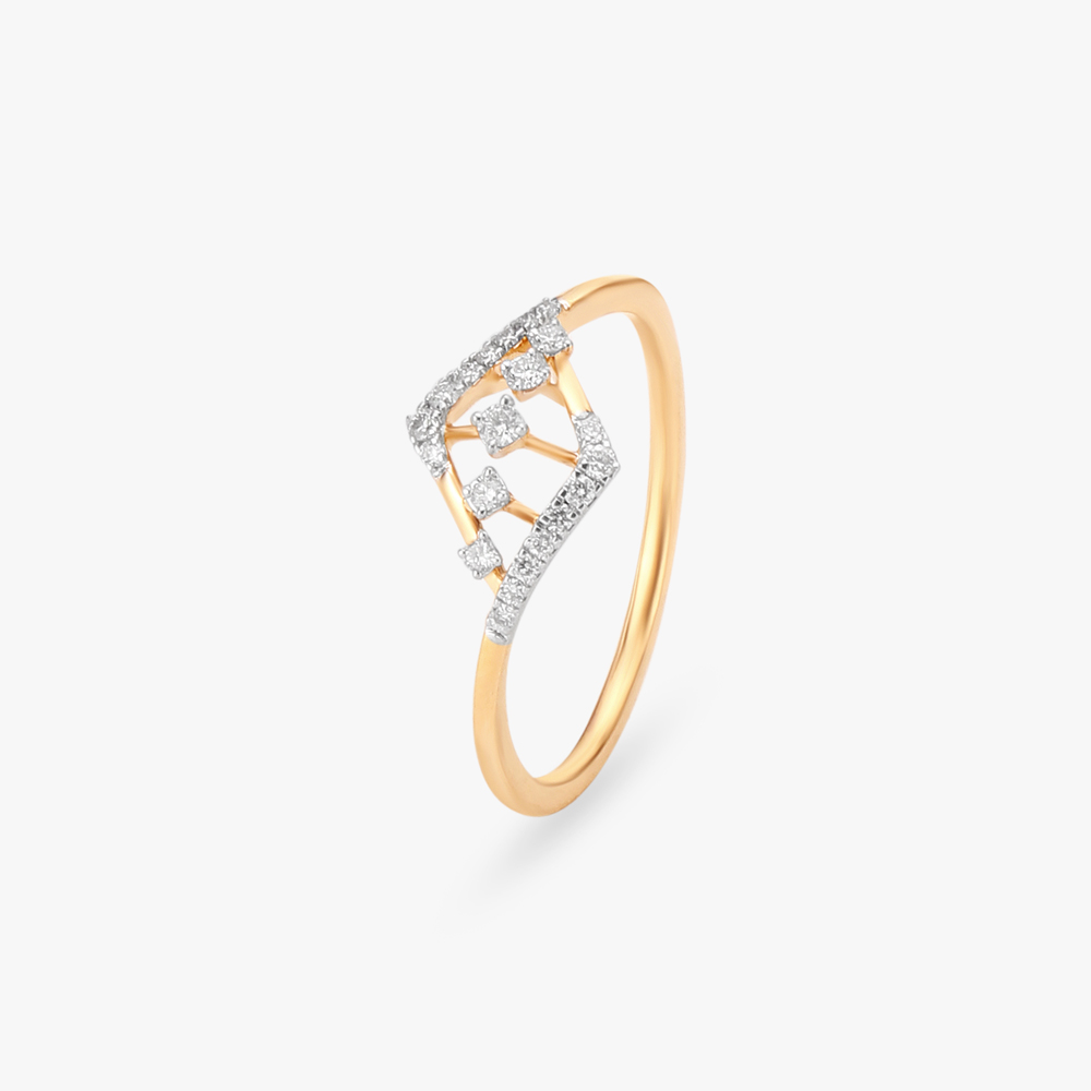 Dainty Shimmer Diamond Ring
