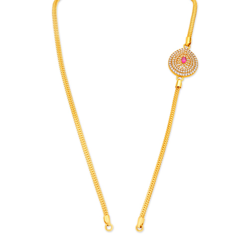 Elegant Gold Mugappu Chain