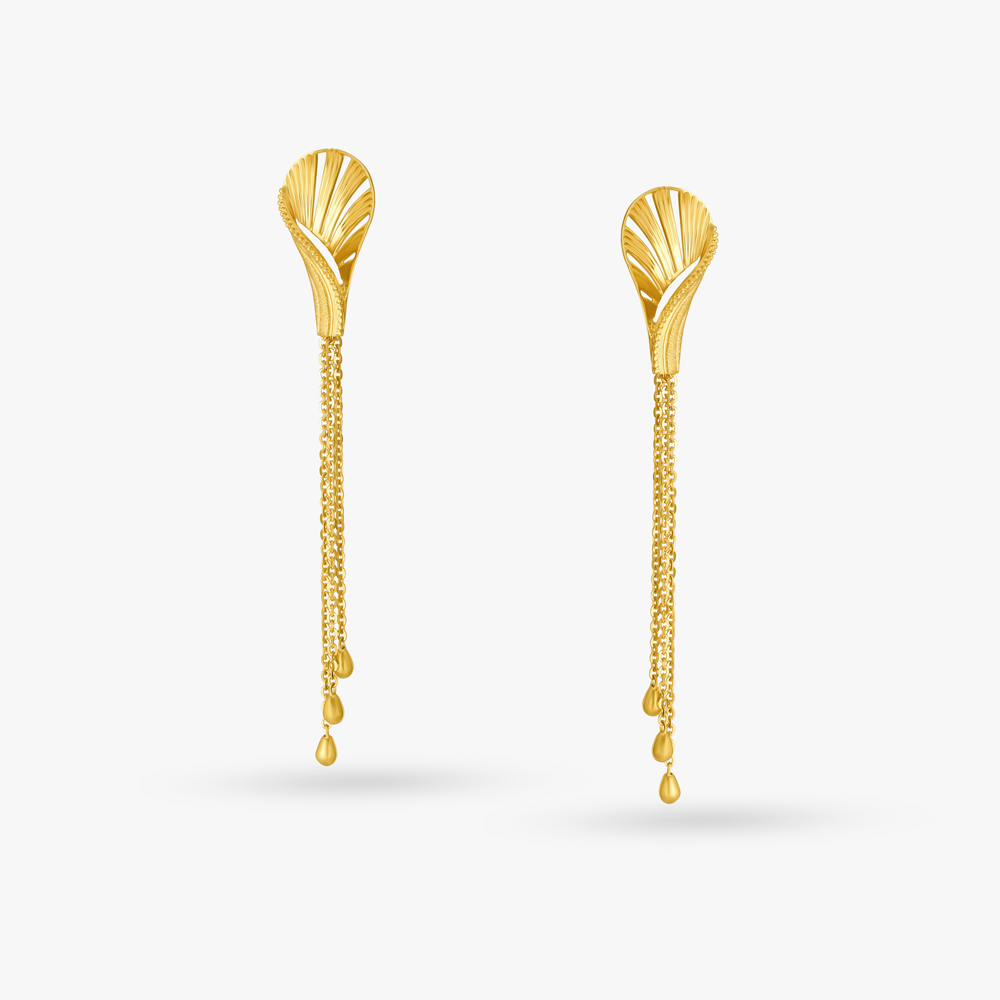 Sophisticated Long Drop Earrings
