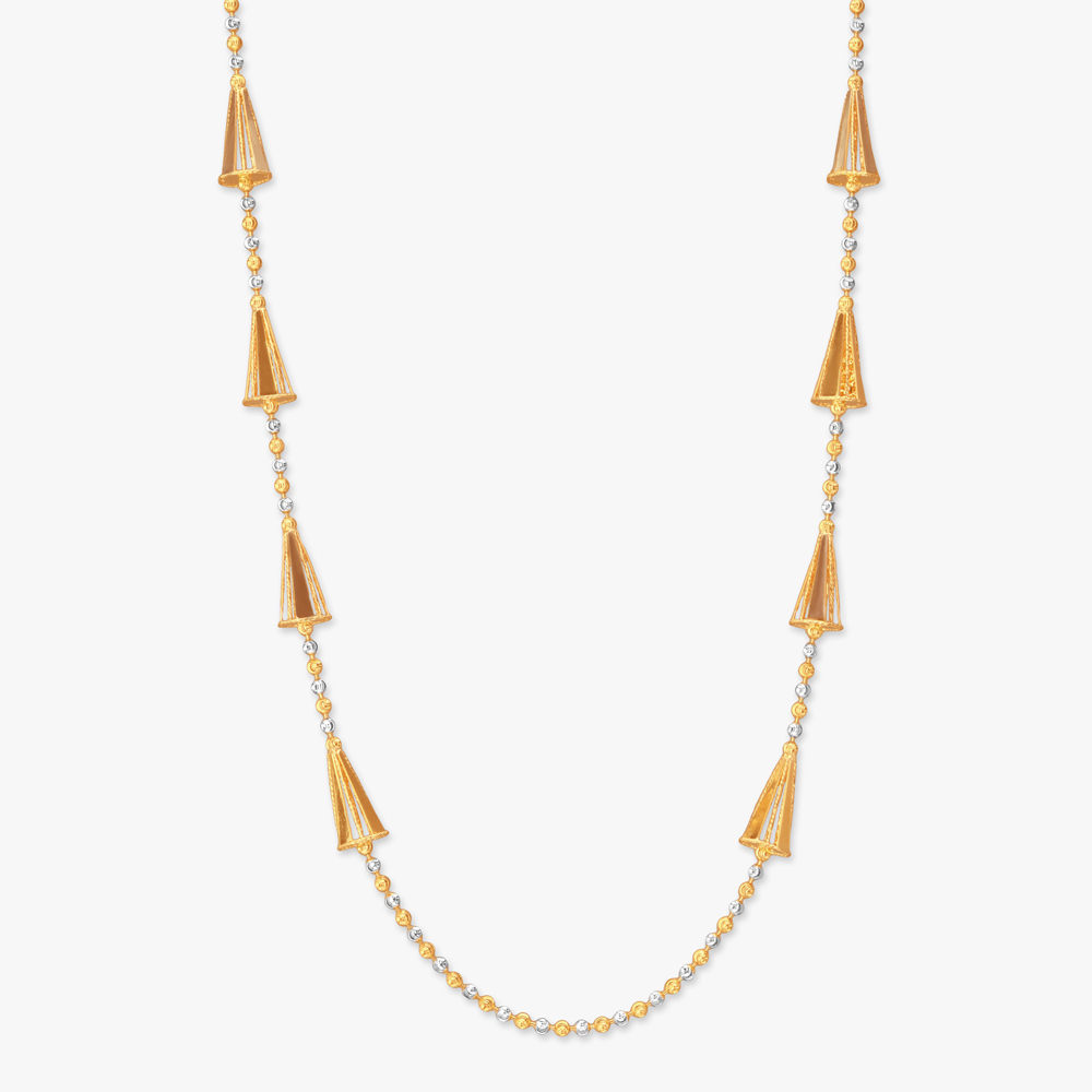 Cone Cascade Gold Chain