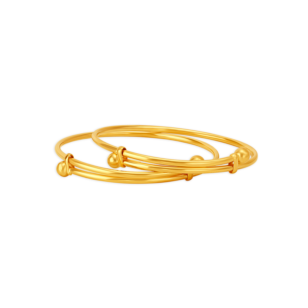 Elegant Gold Bangles for Kids