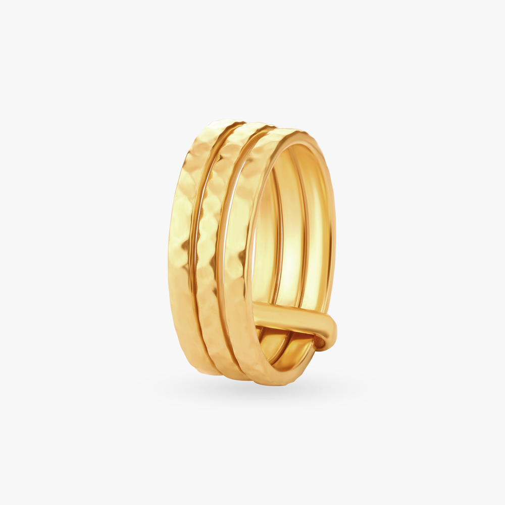 

Subtle Stacked Ring