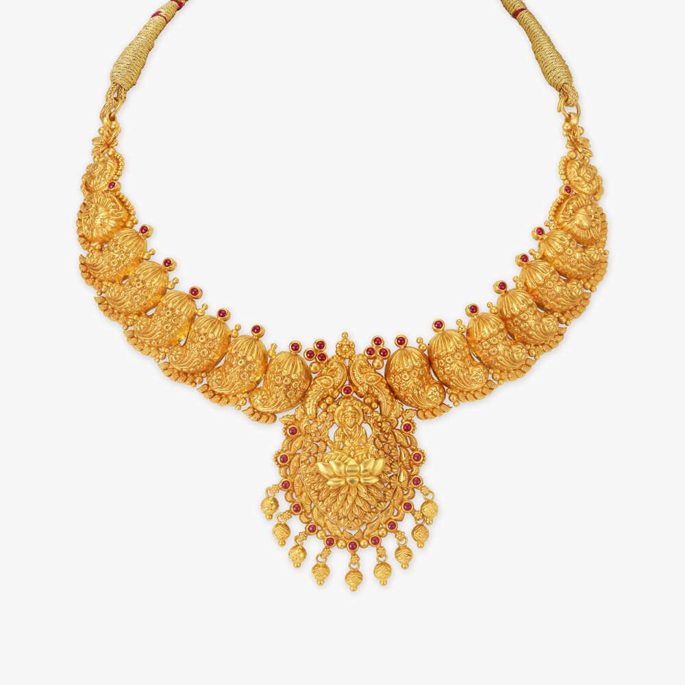 

Regal Goddess Gold Necklace