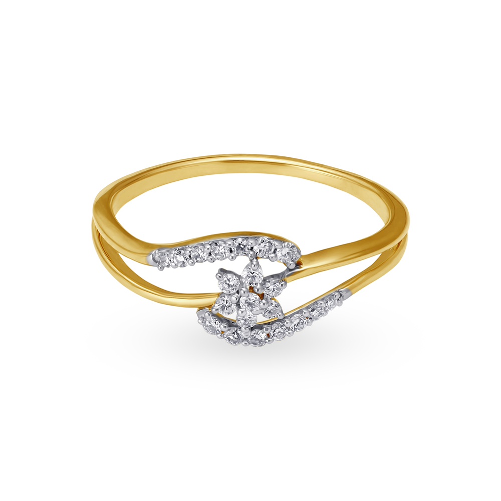 

Contemporary Brilliant Diamond Ring