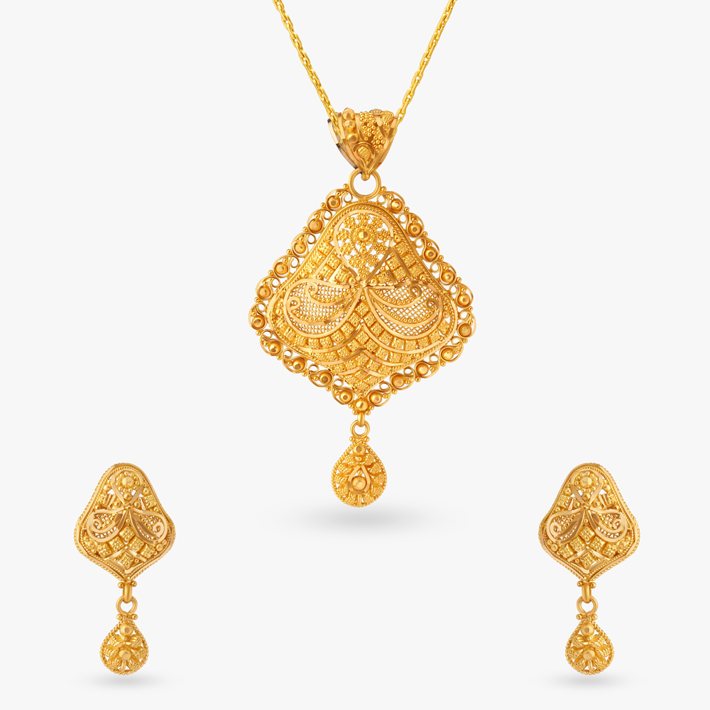 Essence Of Joy Pendant and Earrings Set