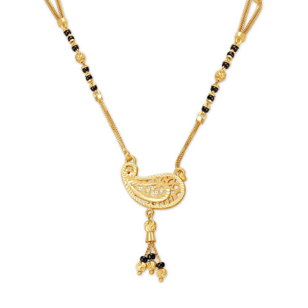 Ornate Leafy Mangalsutra