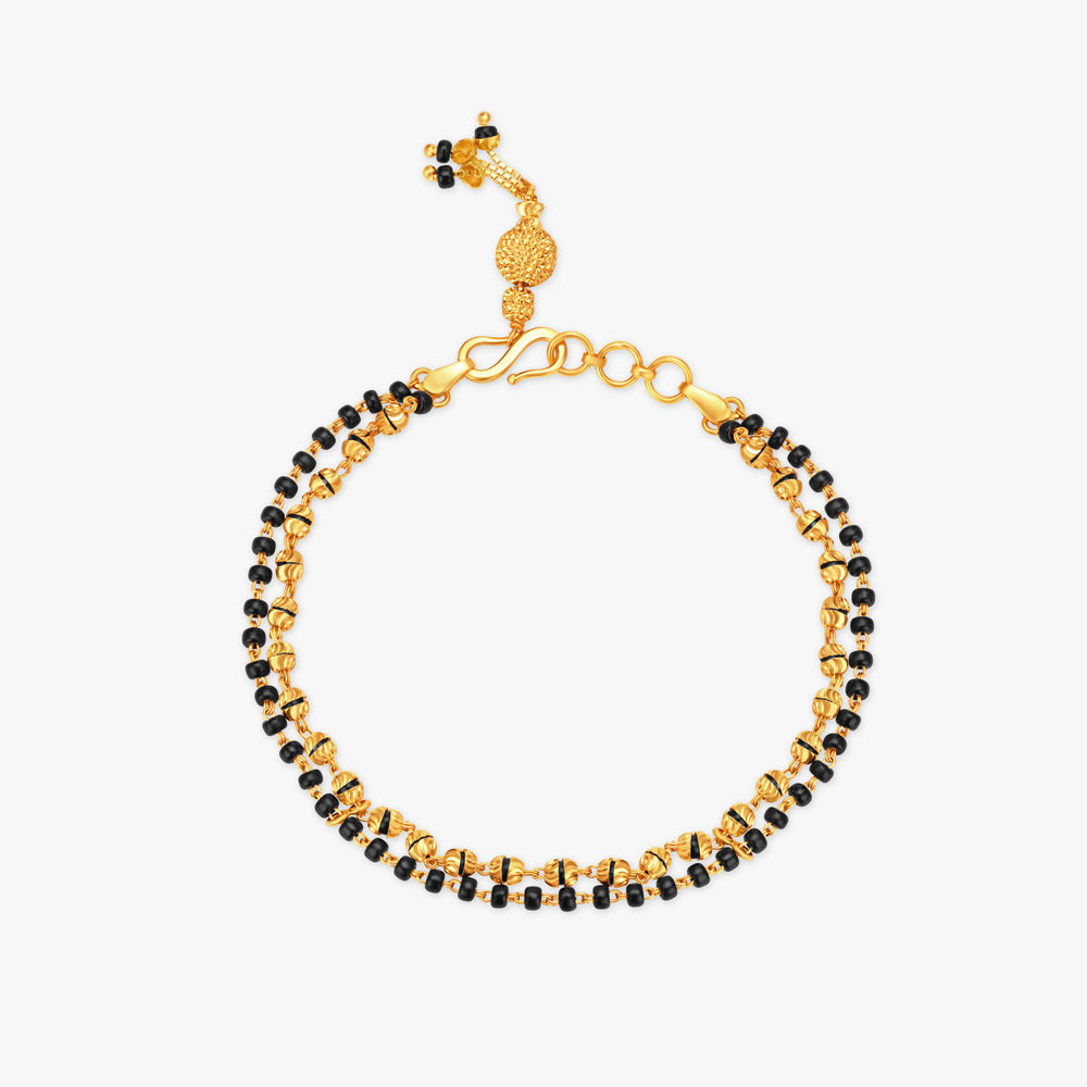 Dainty Gold Mangalsutra Bracelet