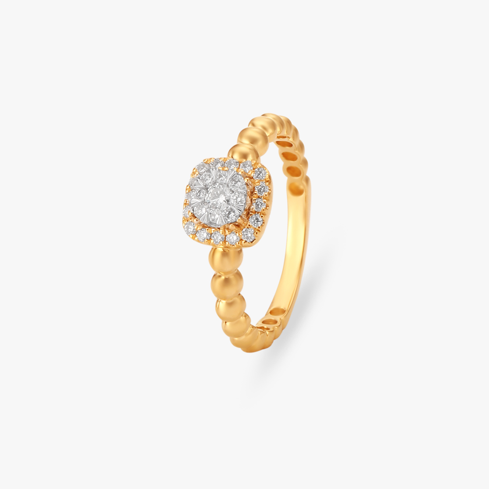 Luminous Diamond Finger Ring