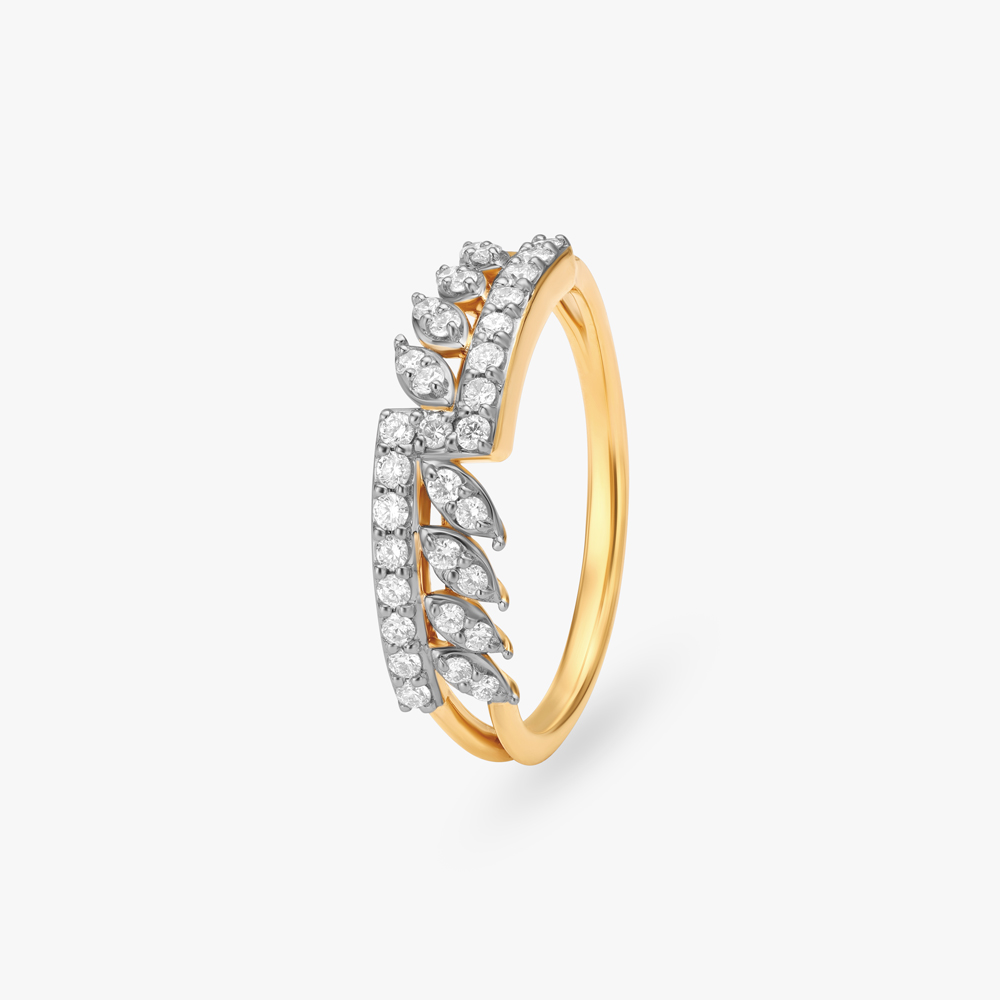 Scintillating Glamor Diamond Ring