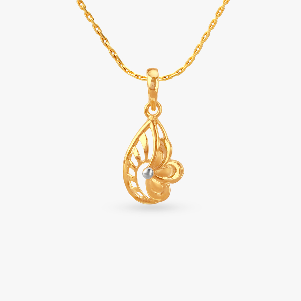 Petal Whisper Gold Pendant