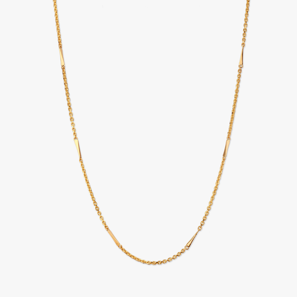 Sleek Harmony Gold Chain for Men
