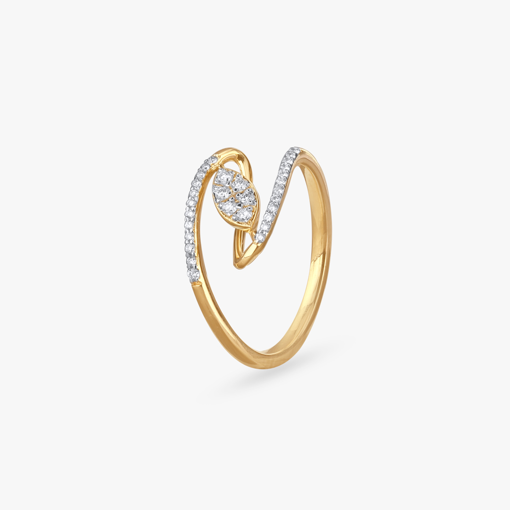Marquise Wrap Diamond Ring
