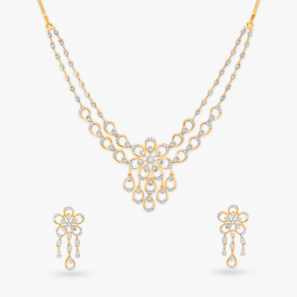 

Timeless Diamond Necklace Set