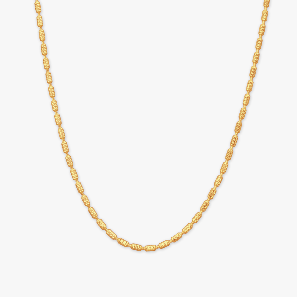 Rugged Rhythm Gold Chain for Men