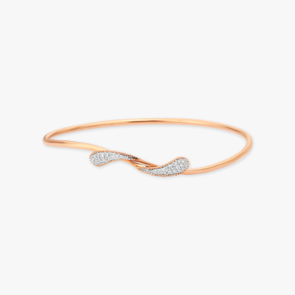 Curvy Diamond Bangle
