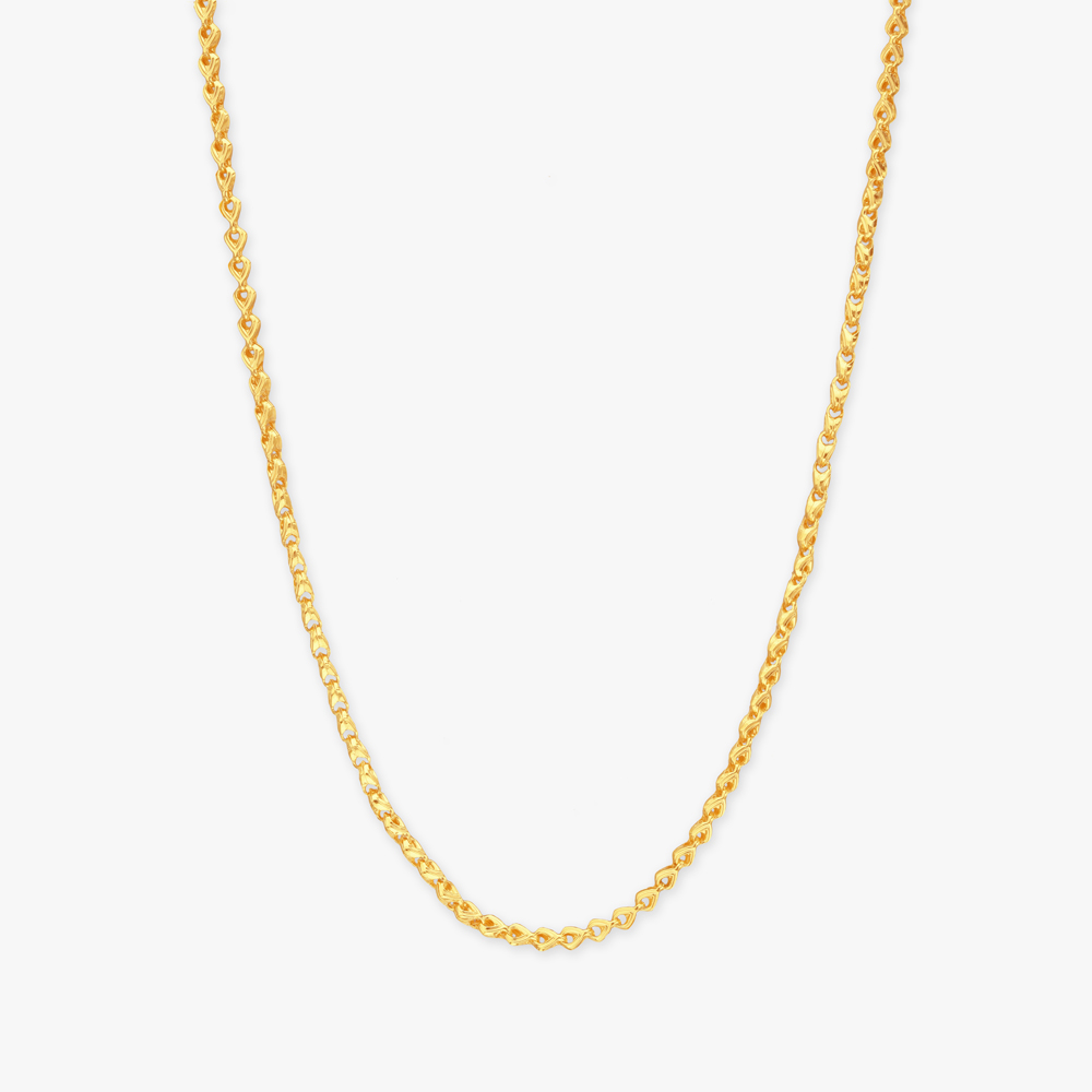 Angular Flow Gold Chain