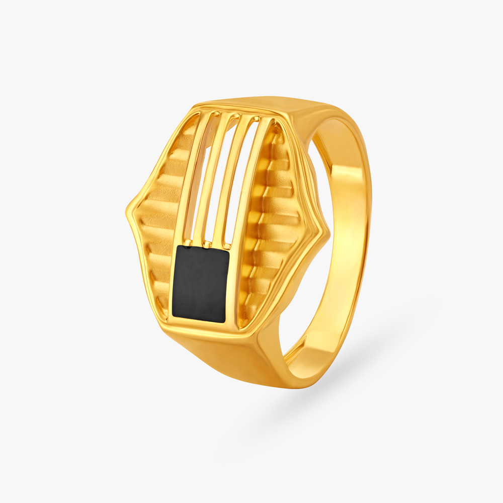 Sublime Enamelled Ring for Men