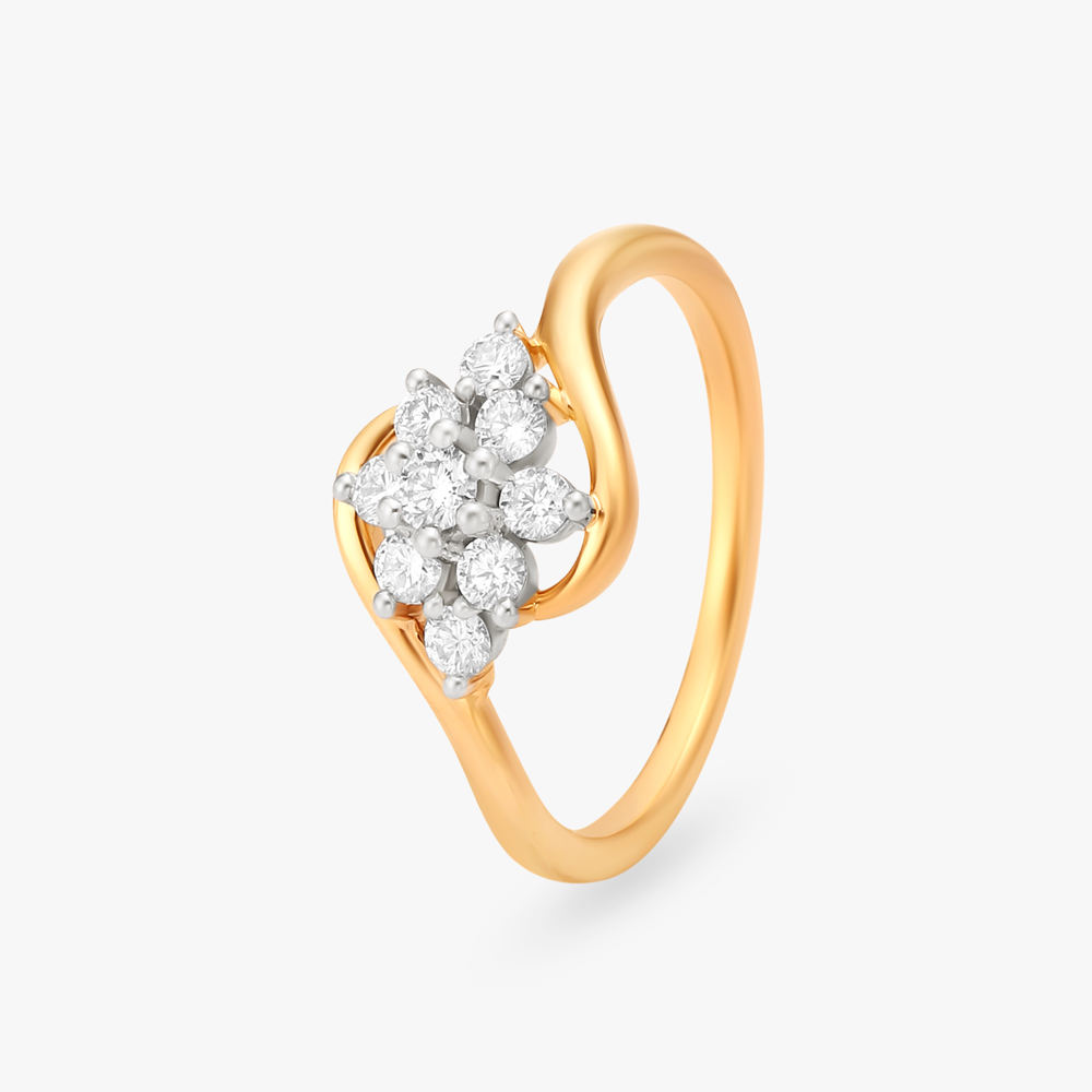 Cluster Diamond Finger Ring