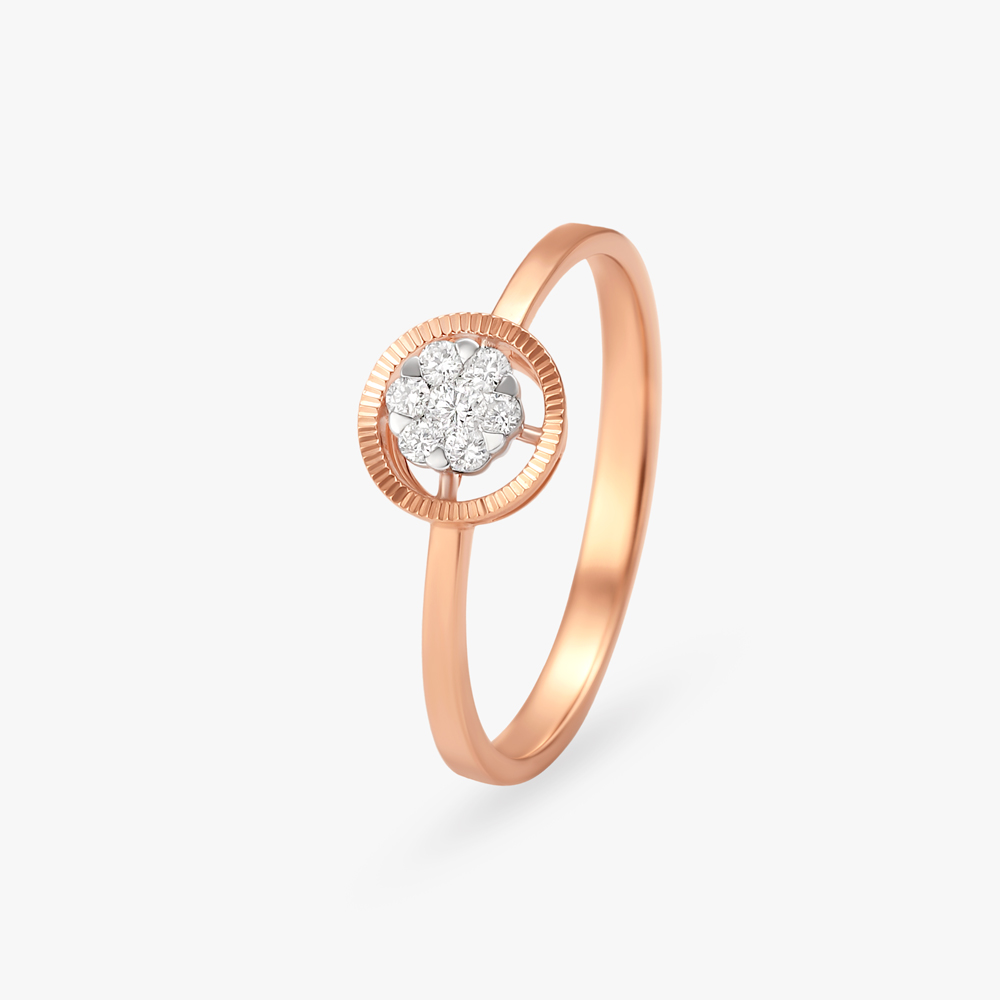 Halo Harmony Diamond Finger Ring
