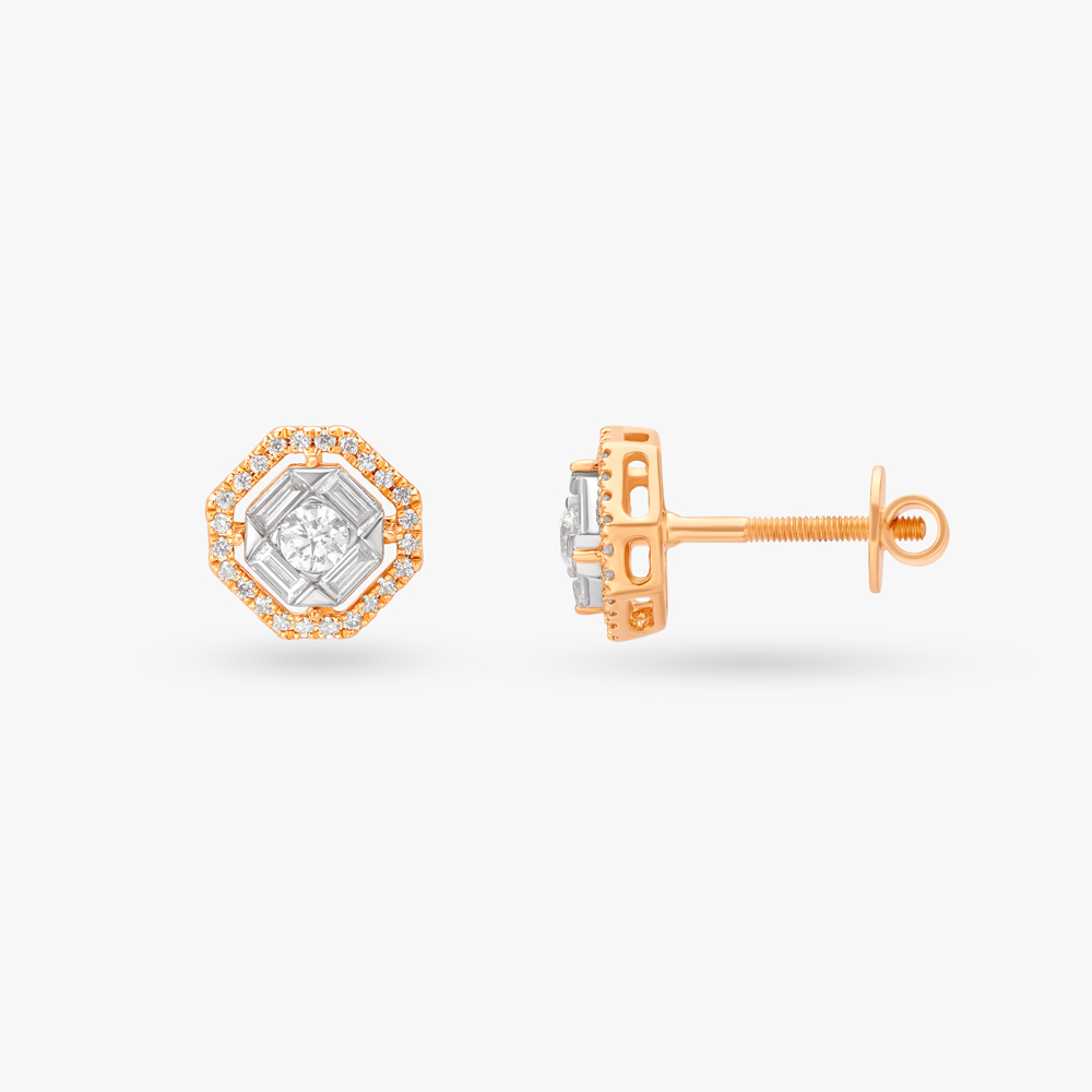 

Enduring Sparkles Diamond Stud Earrings