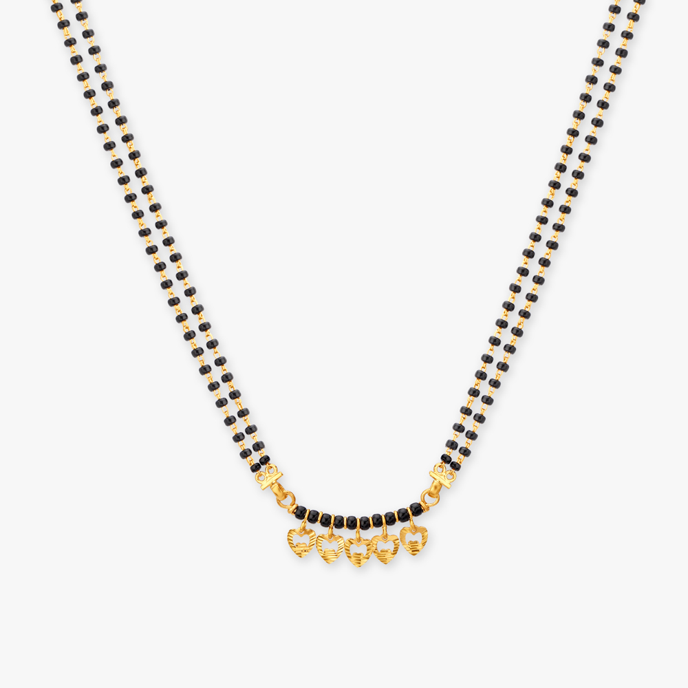 

Heart-Shaped Gold Mangalsutra