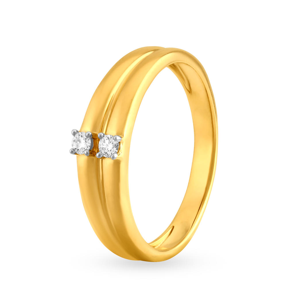 Bold Sparkling Diamond Ring