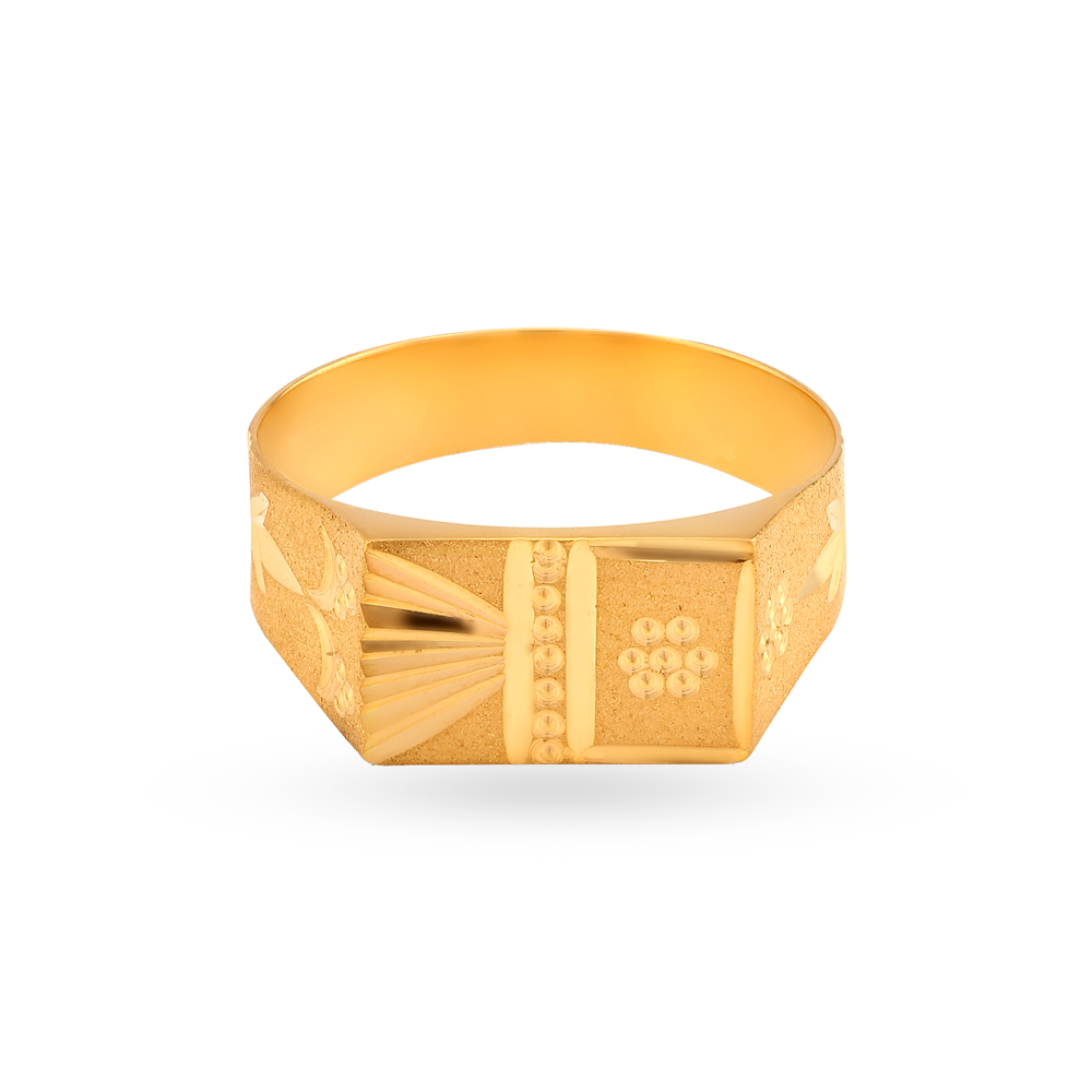 

Radiant Sunray Gold Ring