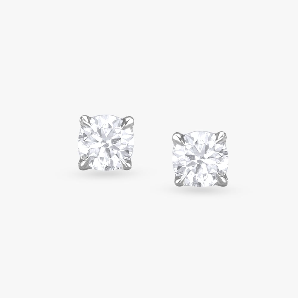 Effortless Sparkle Diamond Stud Earrings