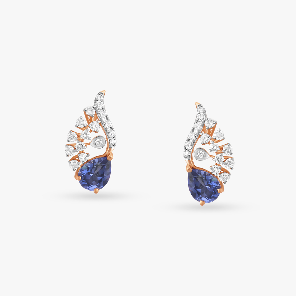 Sophisticated Allure Diamond Stud Earrings