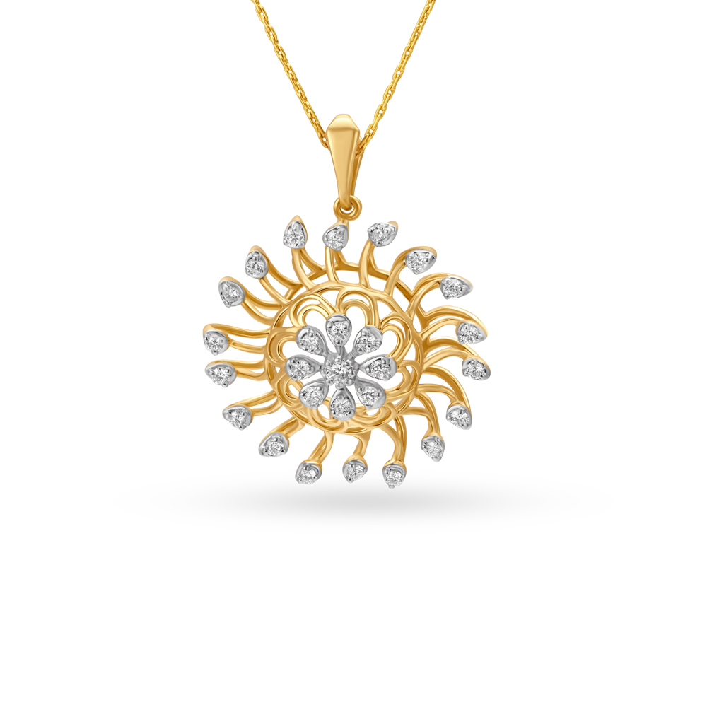 Modish Diamond Pendant