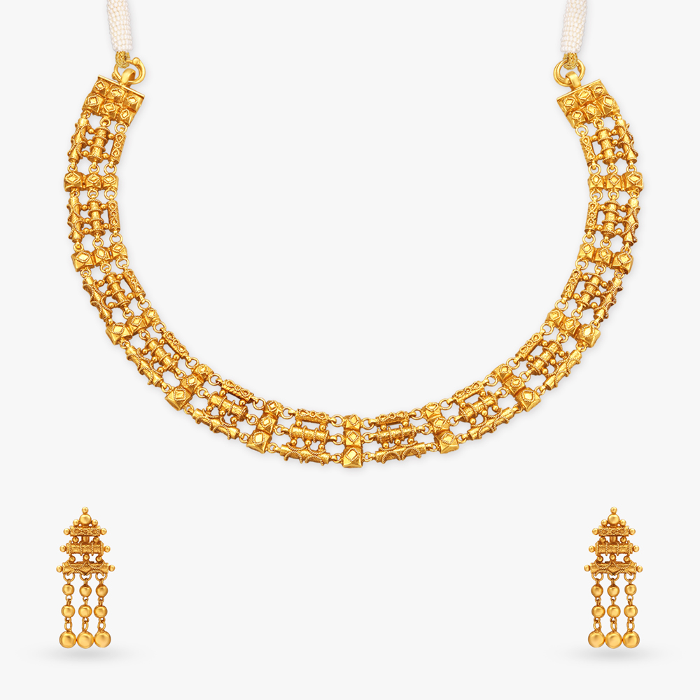 Heritage Radiance Gold Necklace Set