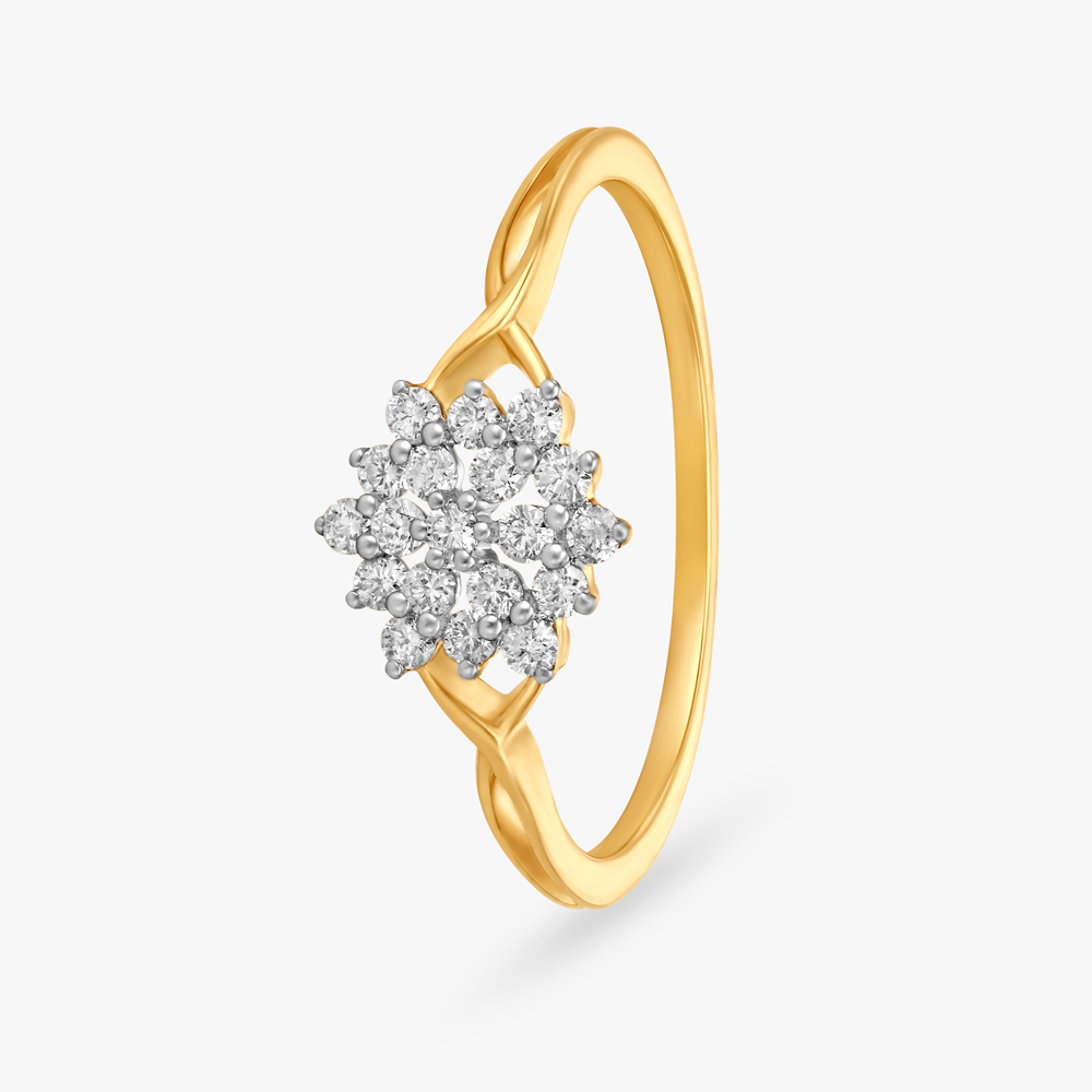 Starlit Diamond Finger Ring